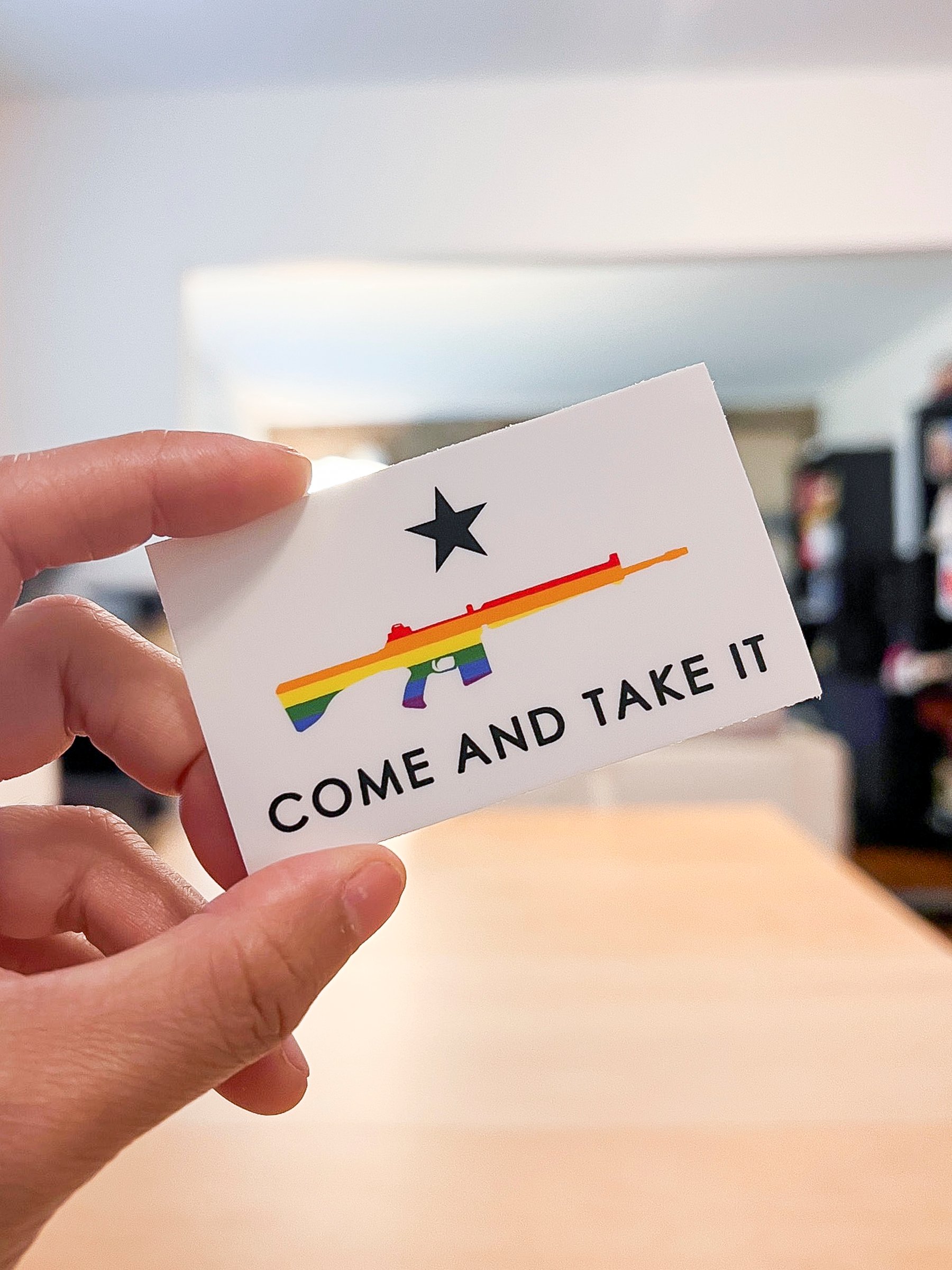 Come & Take It Pride Sticker product image (2)