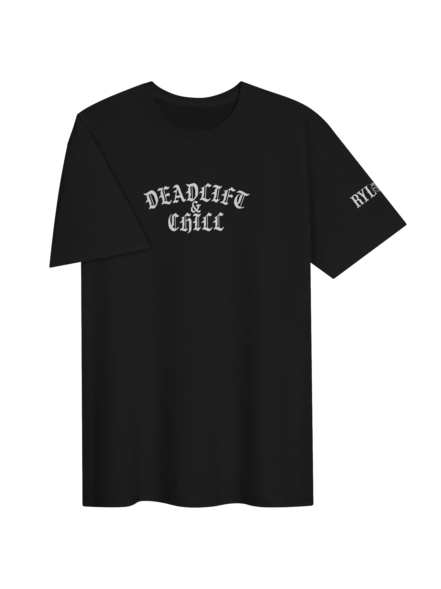 DEADLIFT & CHILL TEE (WHITE LOGO) product image (2)