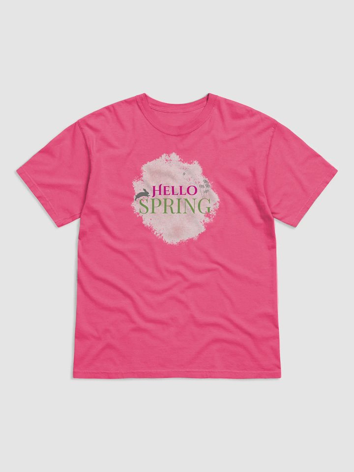 Hello Spring Rabbit T-Shirt product image (1)
