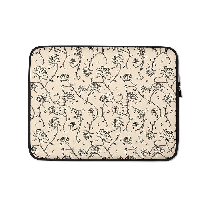 Gothic Rose Laptop Sleeve product image (1)