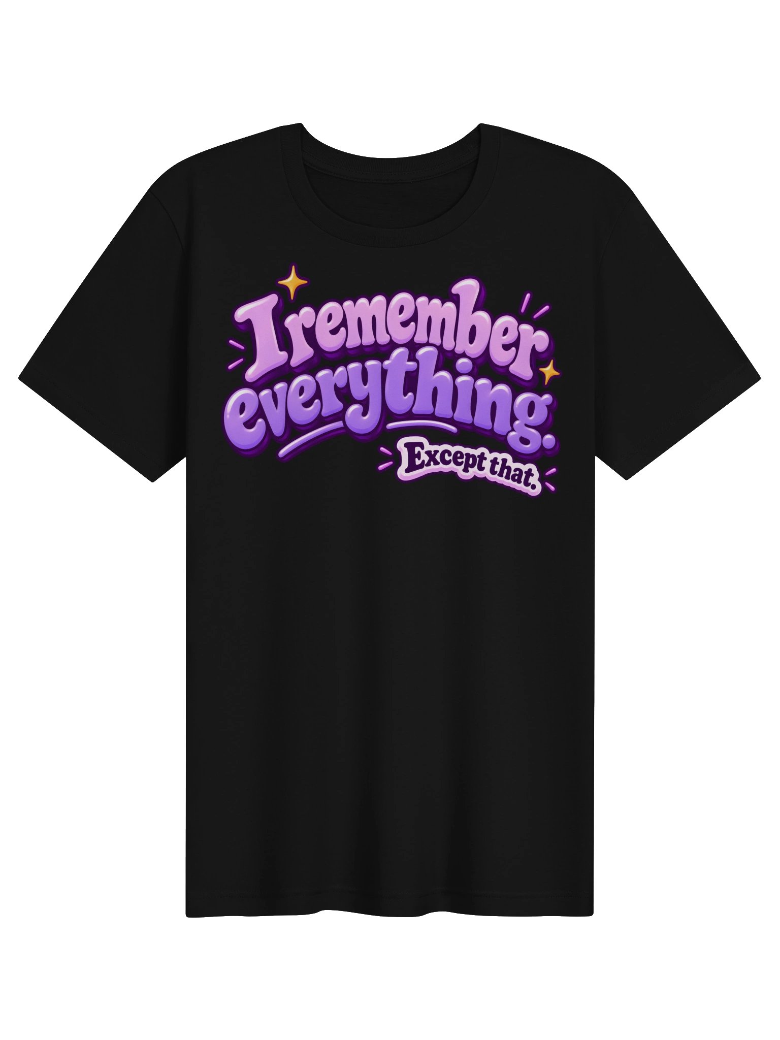 I Remember Everything, Except That. Tee product image (10)