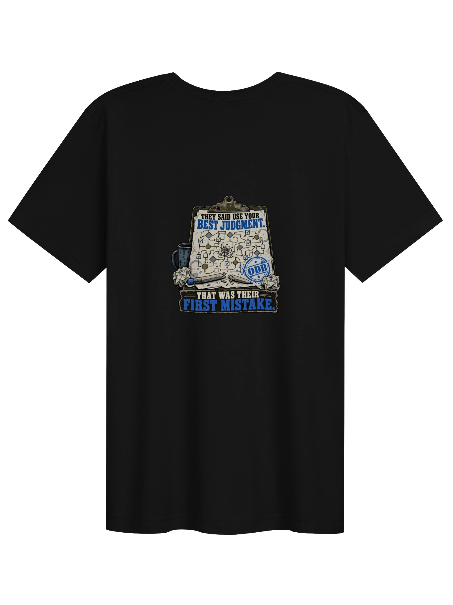 Trust My Judgement Police Side Tee product image (2)