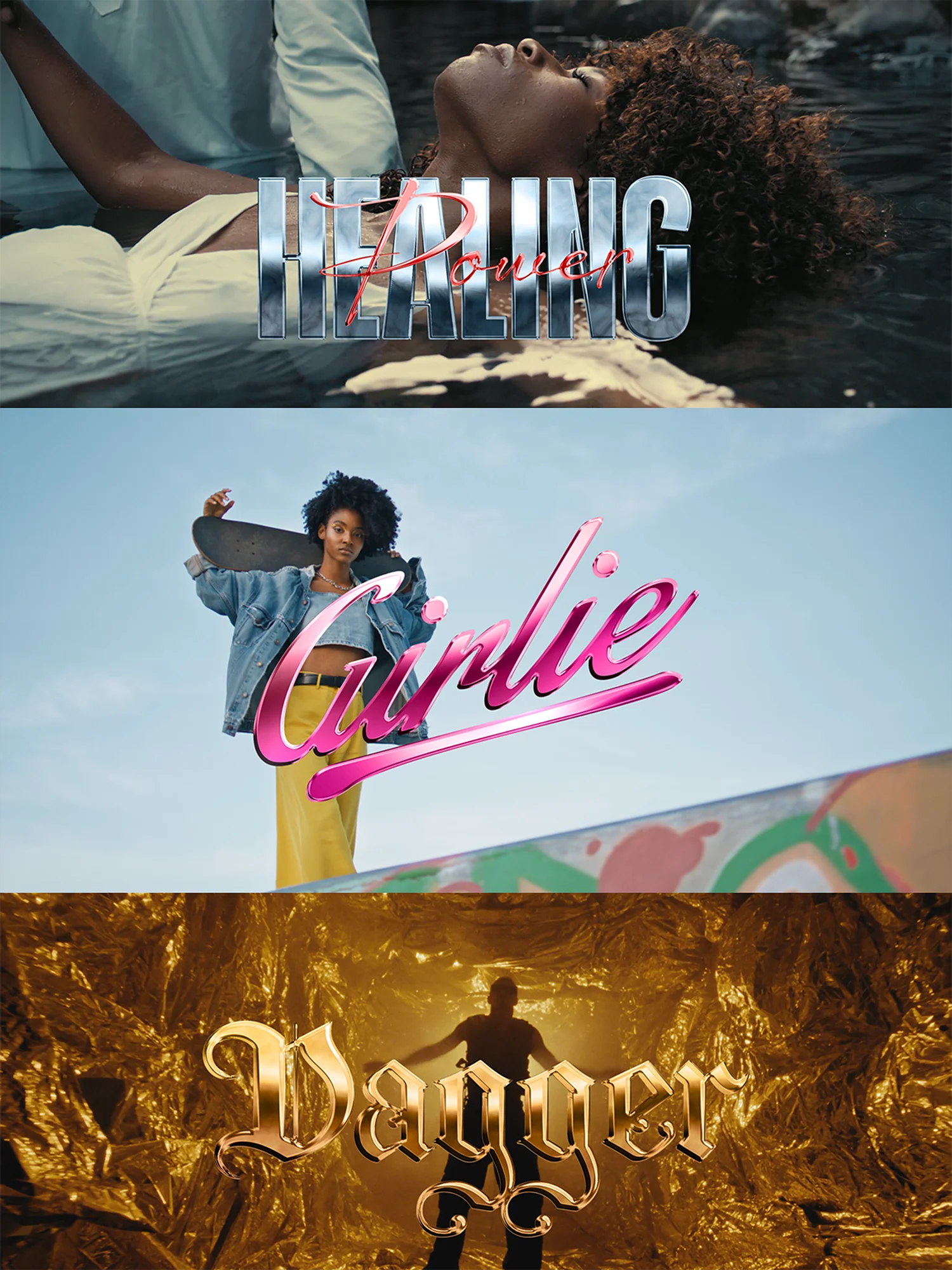 4k Cinematic Chrome Titles Vol. 1.0 product image (2)