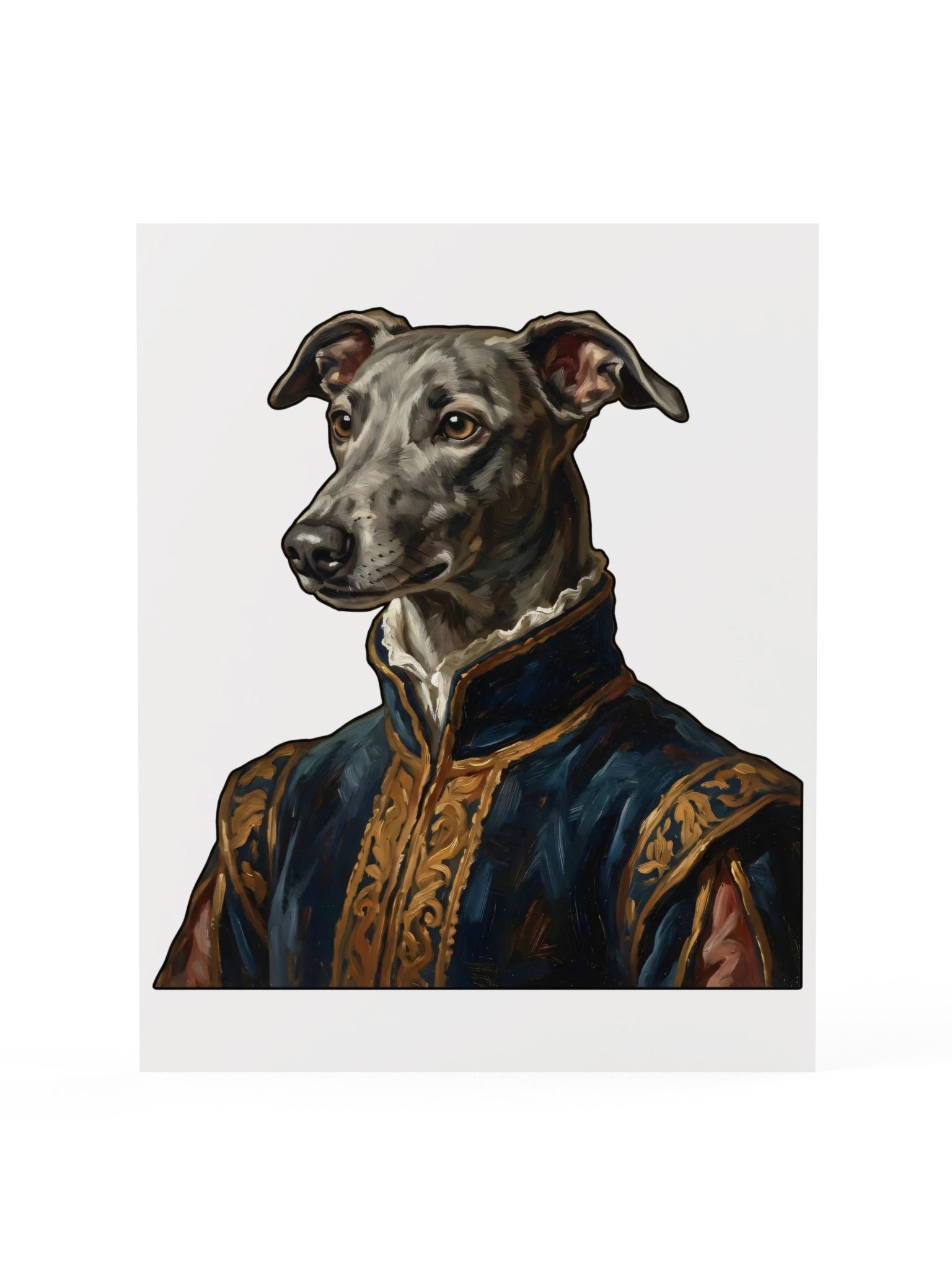Greyhound in Blue Poster product image (15)