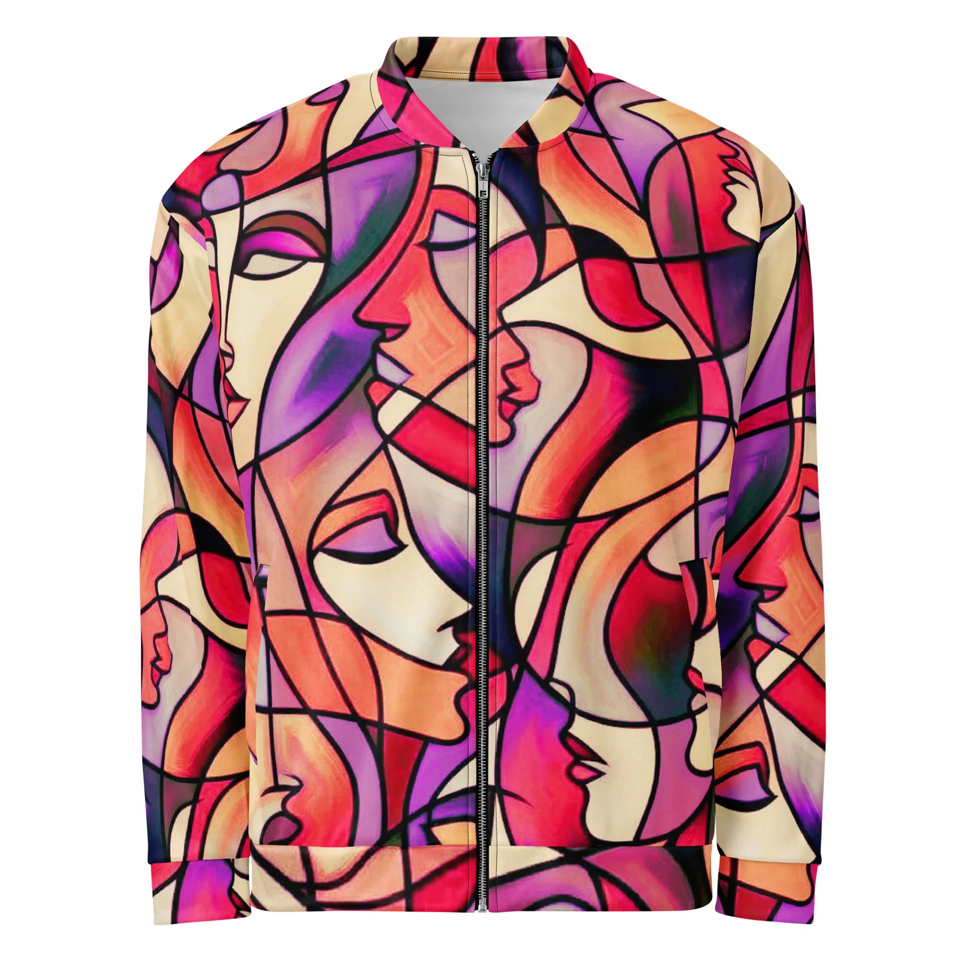 Womеns Faces Bomber Jacket product image (1)