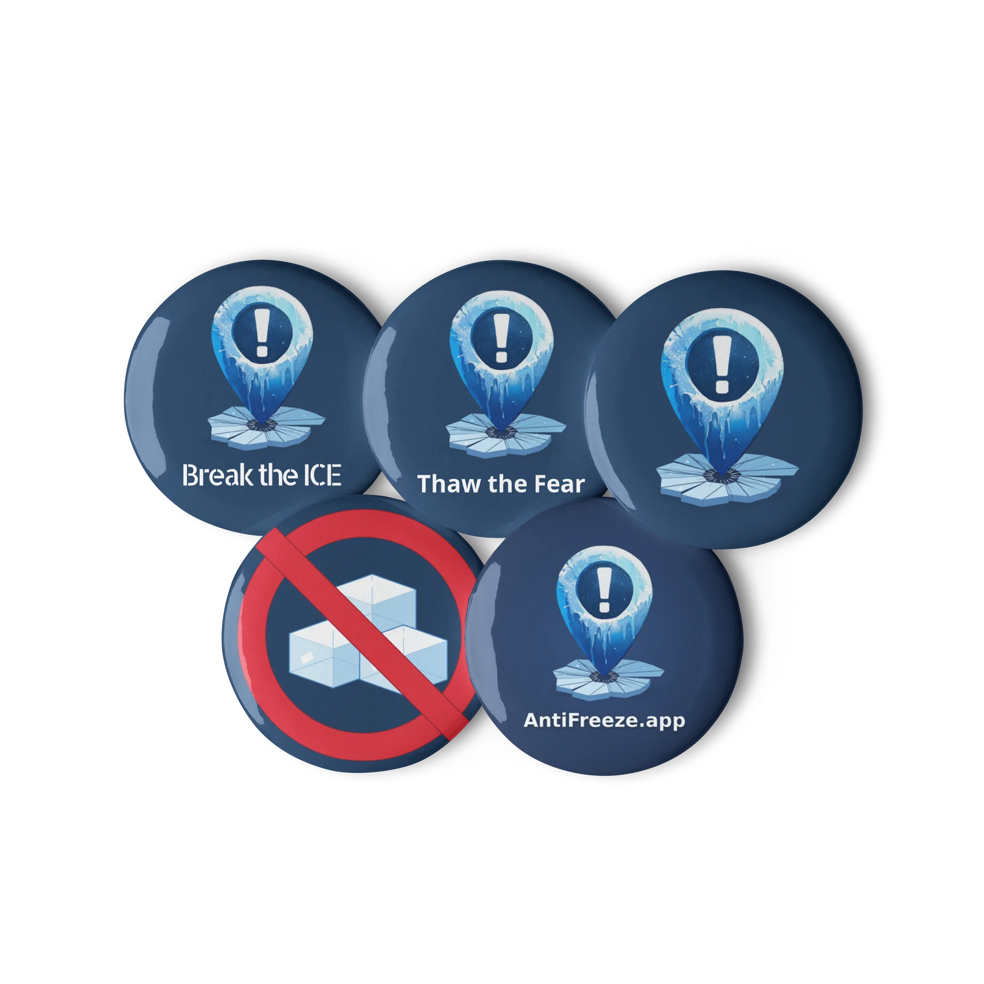 AntiFreeze Button Pack - 5 Pins product image (2)