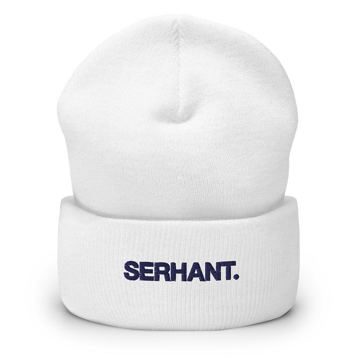 SERHANT. White Beanie product image (1)
