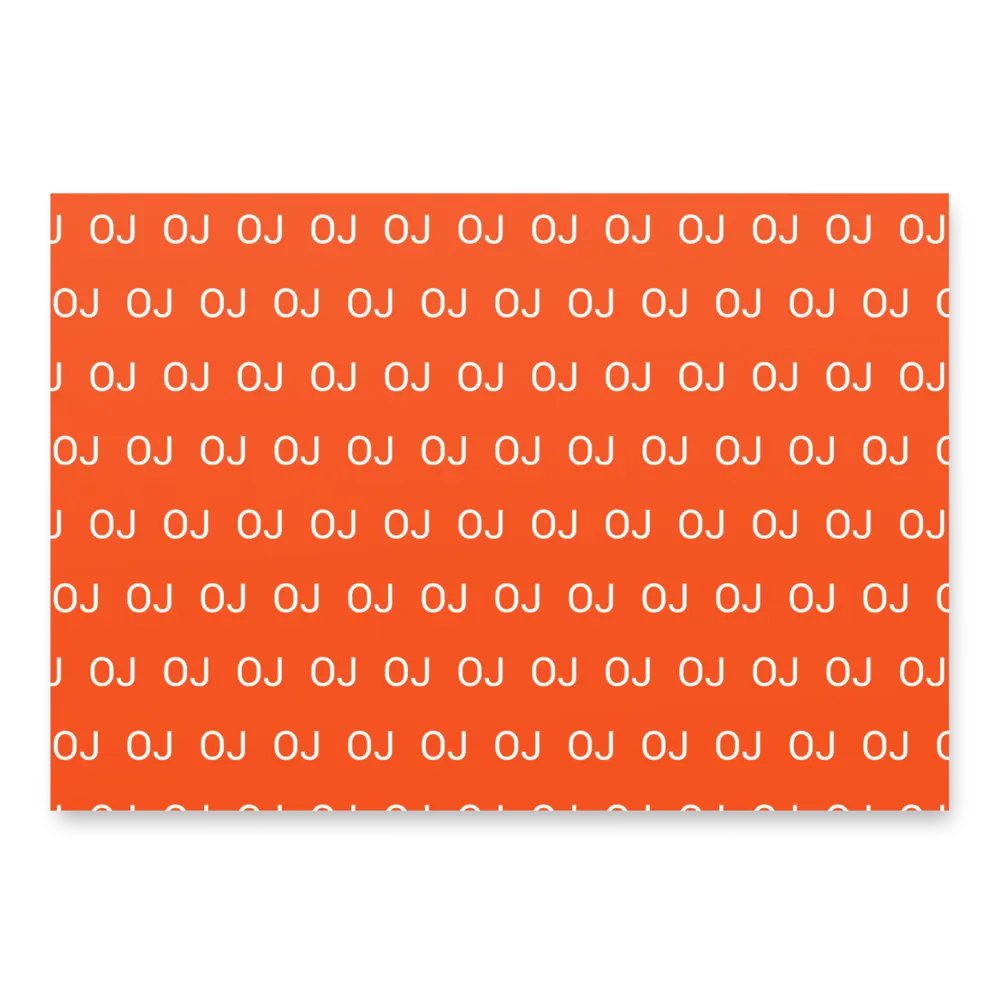 OJ Wrapping Paper product image (2)