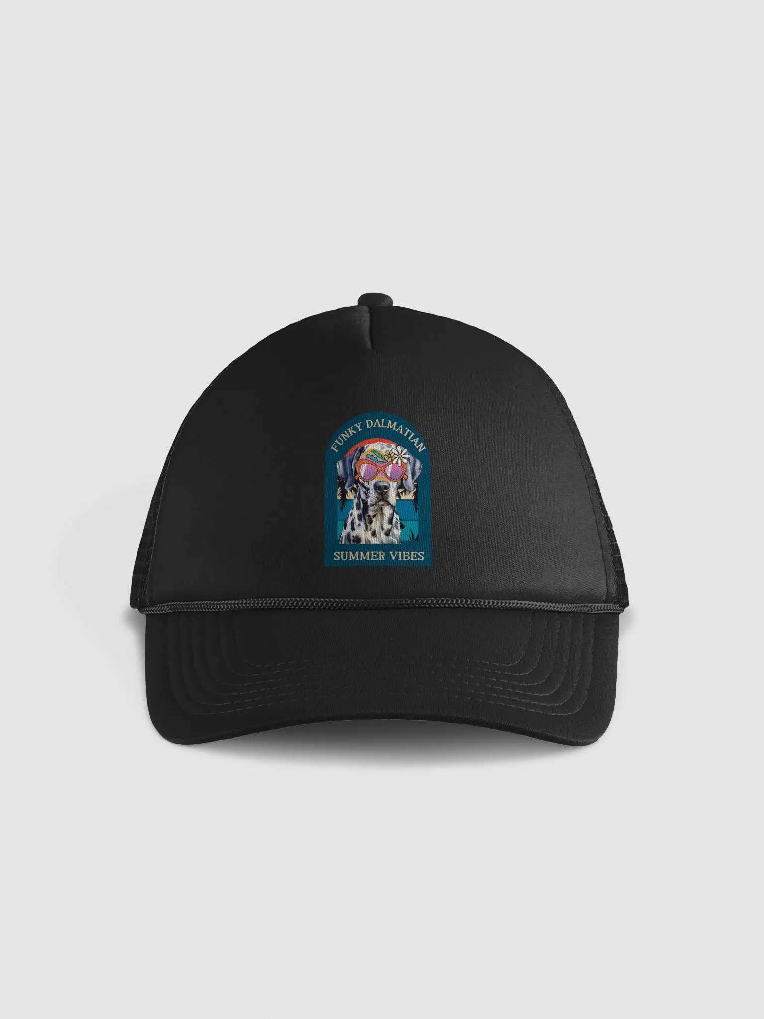 Funky Dalmatian Summer Vibes Foam Trucker Hat by Valucap product image (1)