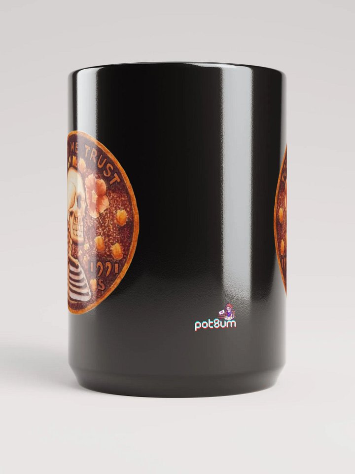 PRETTY PENNY black glossy mug product image (2)