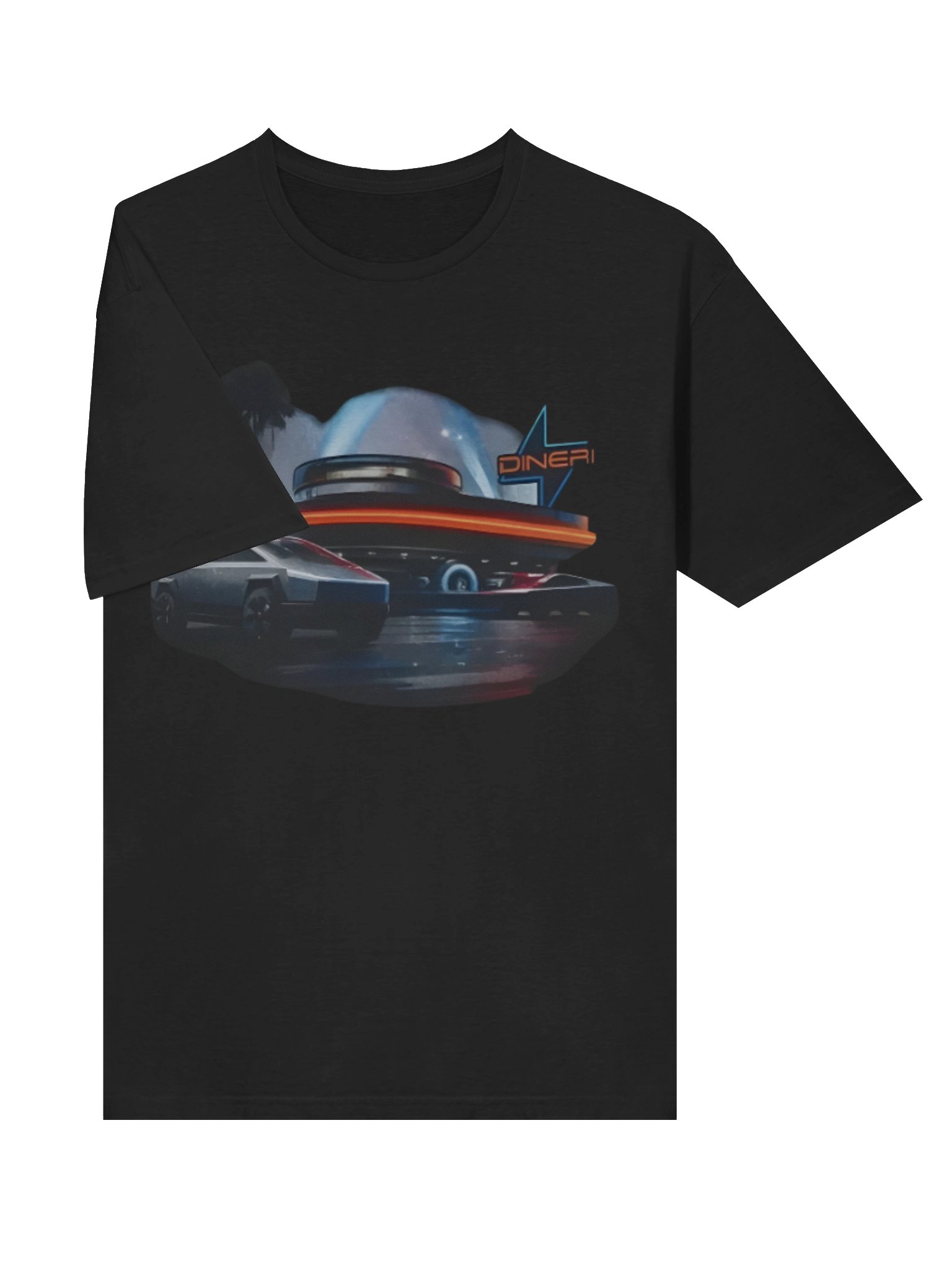 Tesla Hollywood Retro Diner Shirt product image (3)