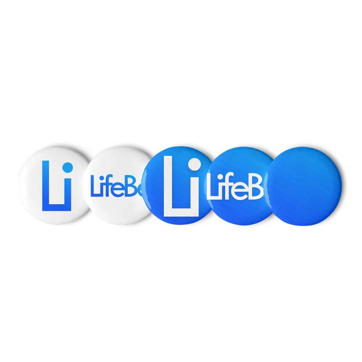 LifeBe Set of Pin Buttons product image (1)