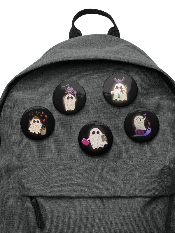 Little Ghost Pin Set #1 product image (2)