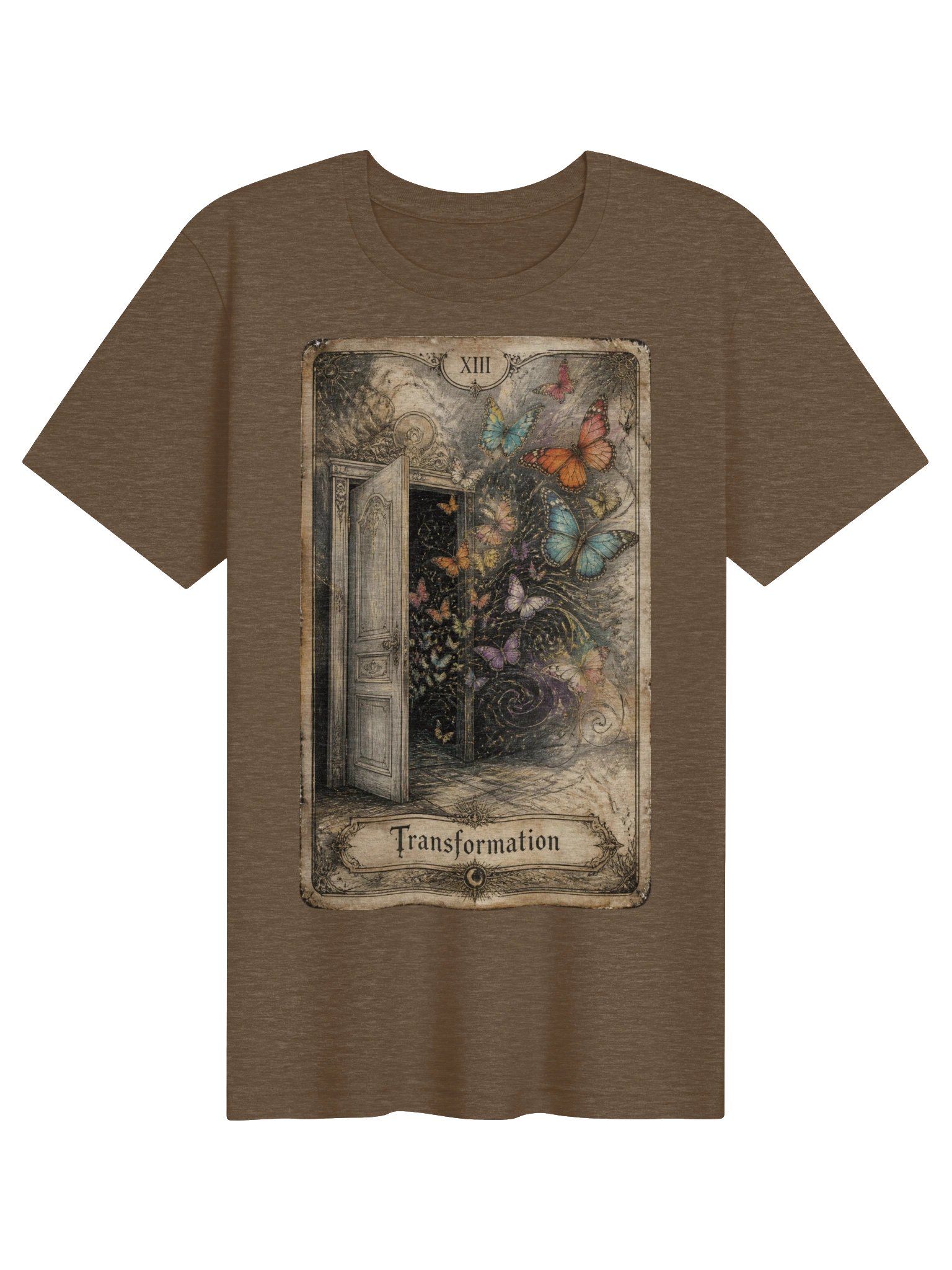 Transformation Tarot Shirt, Death Card Mystical Butterfly Tee product image (2)