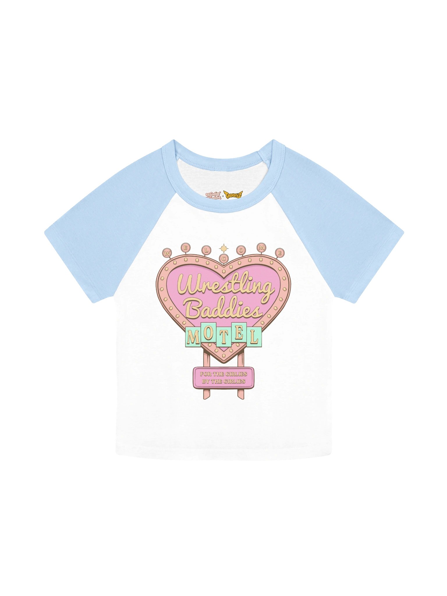 Wresling Winedown x TAIGASTYLE "Wrestling Baddie Summer" Baby Tee product image (1)