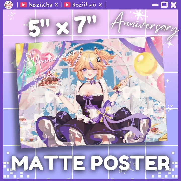 LIMITED 5th Anniversary Poster (3 Sizes!) product image (1)