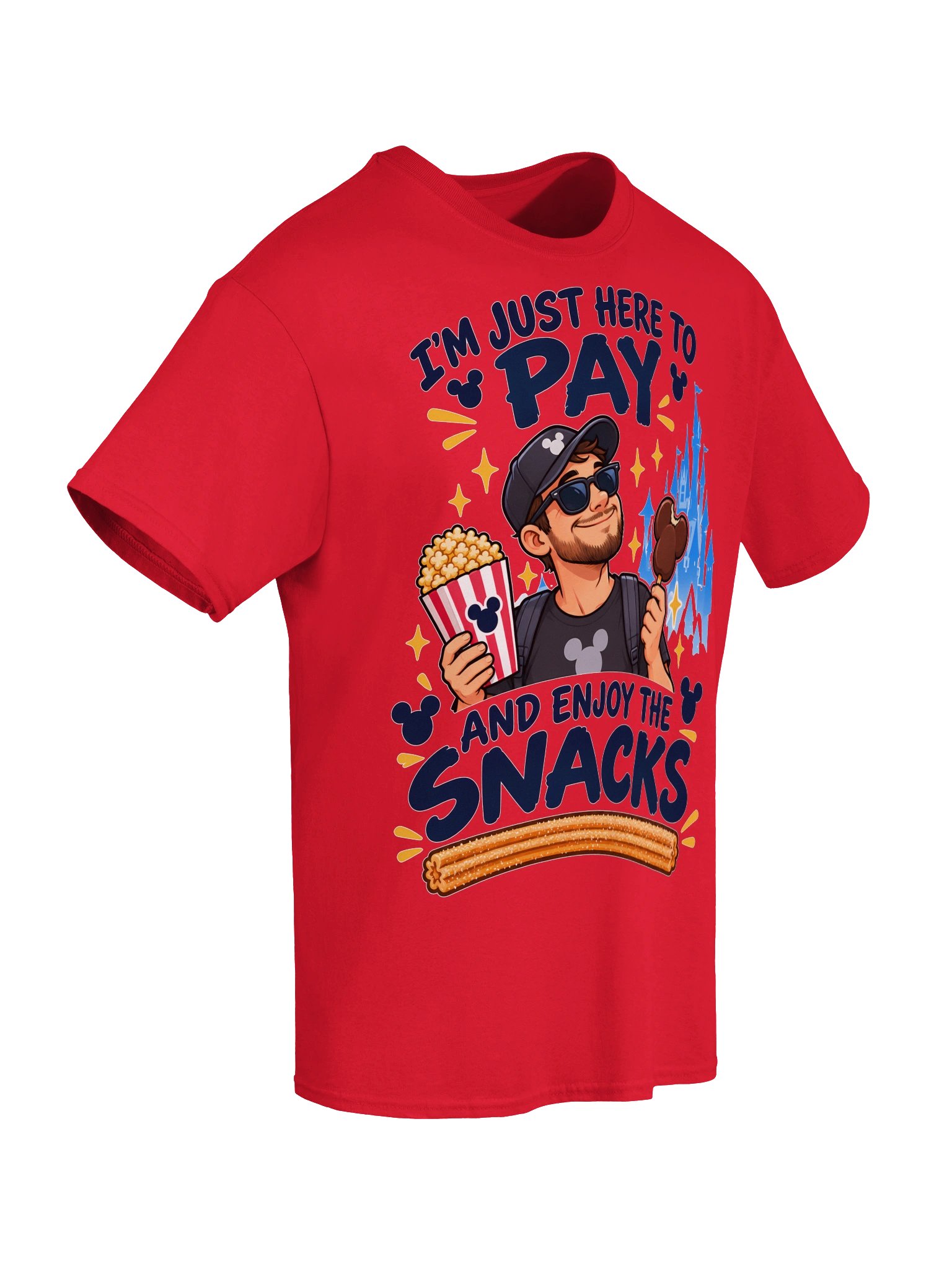 I'm Just Here to Pay and Enjoy the Snacks T-Shirt product image (26)