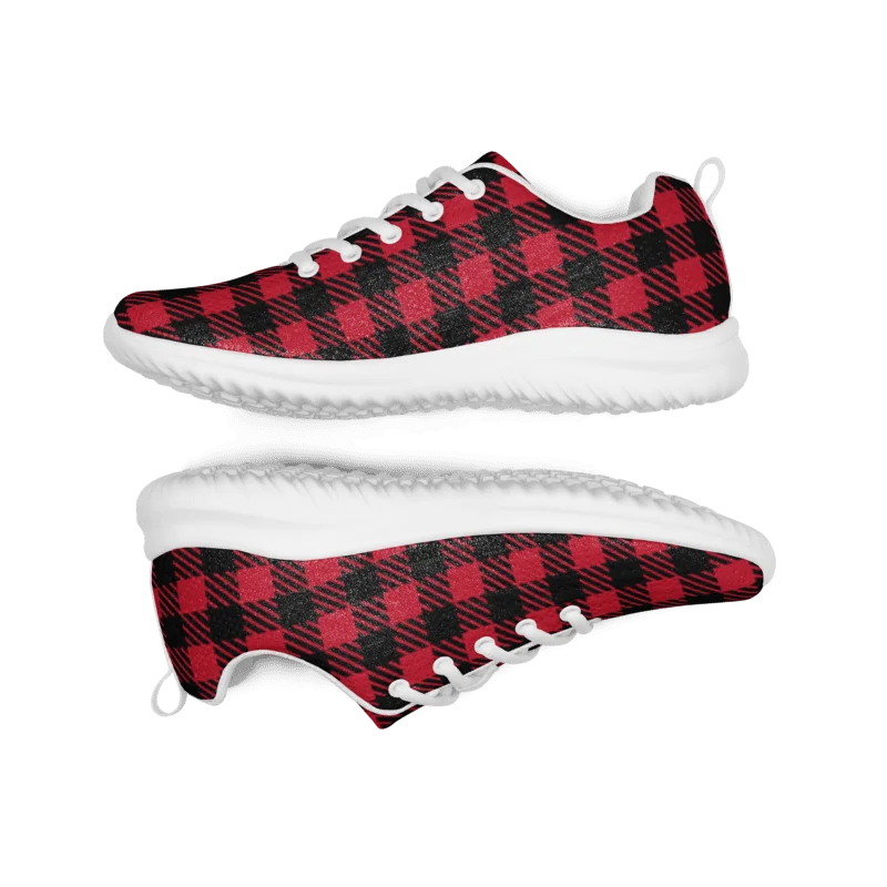 Crimson Check Women's Athletic Shoes product image (5)