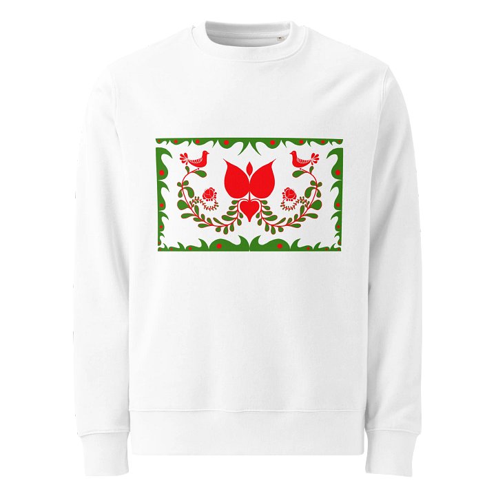 Made In Hungary Floral Tranquility Organic Sweatshirt product image (1)