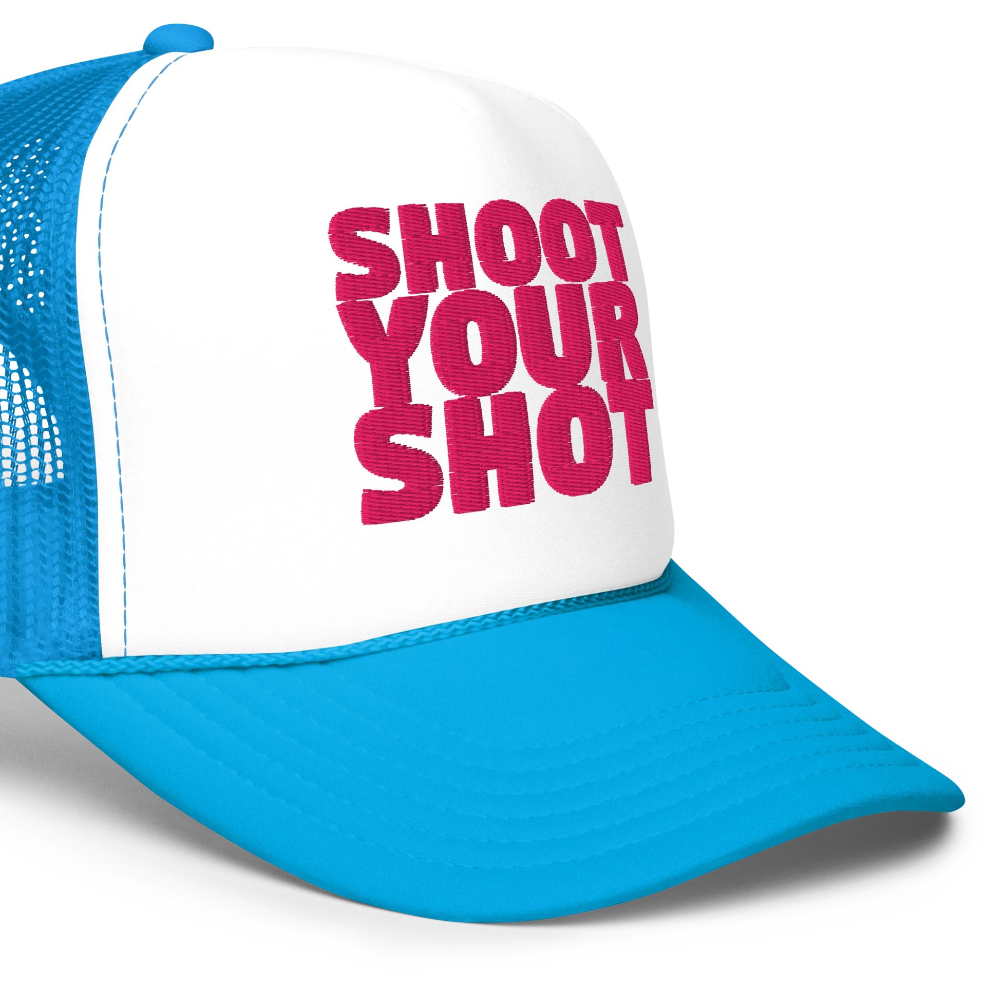SHOOT YOUR SHOT Foam Trucker Hat product image (5)