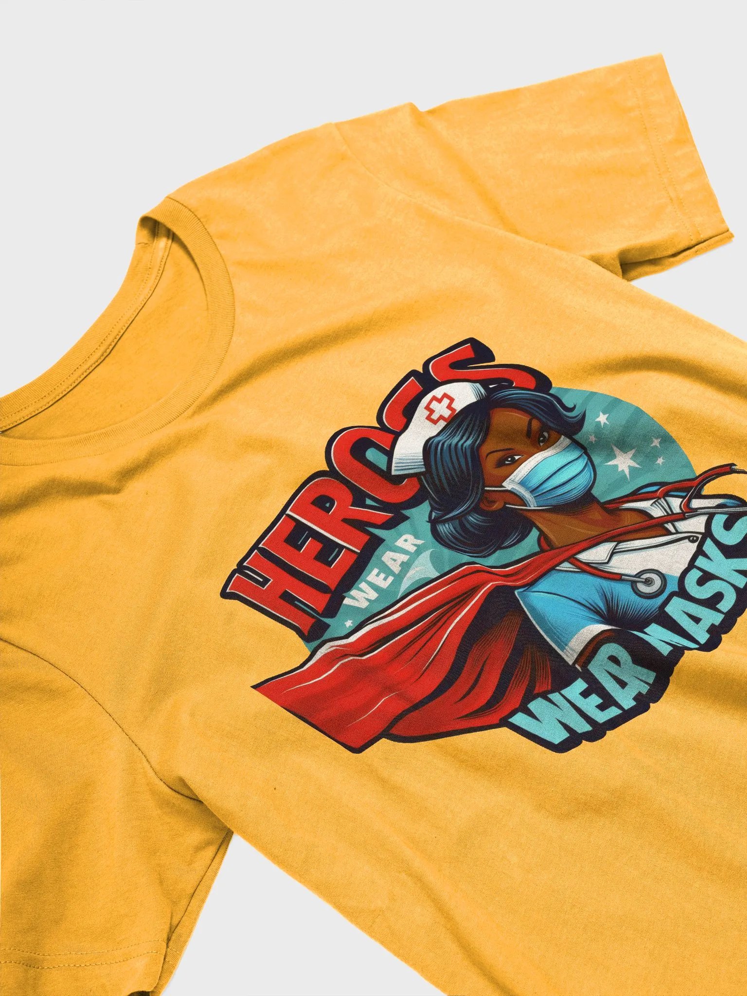 Professional Nurse: Heroic Nurse Tribute Tee product image (27)