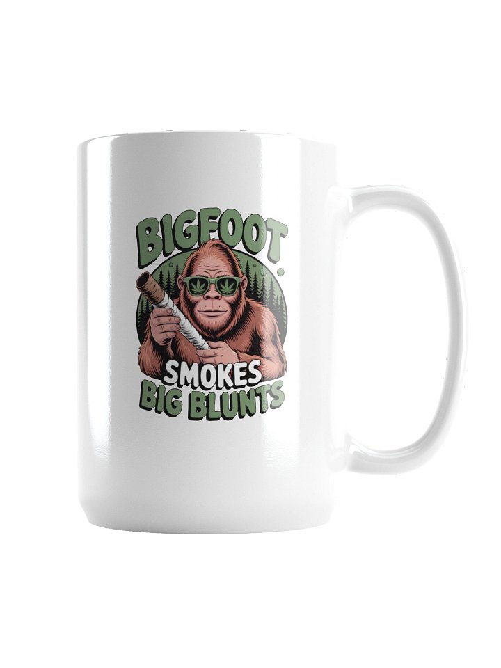 Cannabis - Bigfoot Smokes Big Blunts - Design | 15oz Coffee Mug product image (2)
