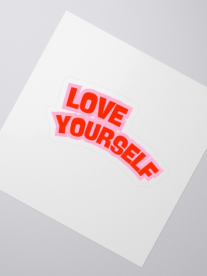 LOVE YOURSELF STICKER product image (2)