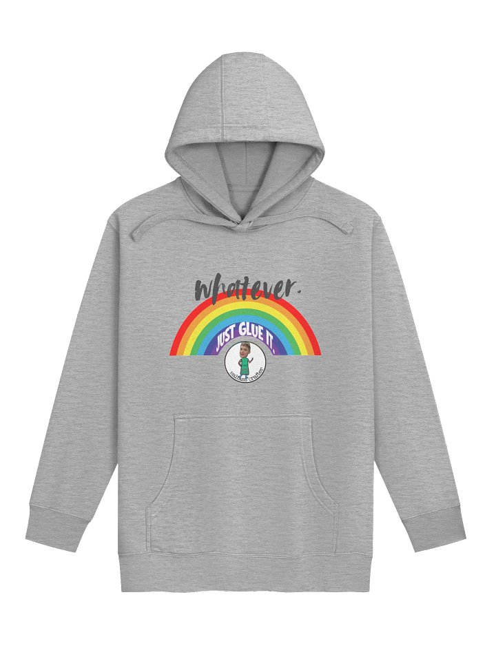 LIMITED EDITION Whatever. Just Glue It. - Light Hoodies product image (2)