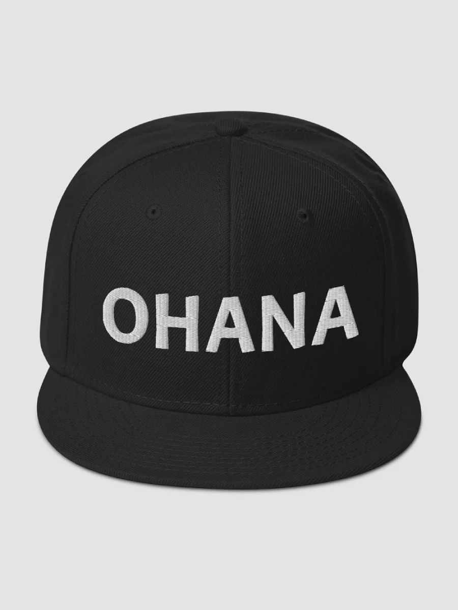 Ohana Snapback Baseball Cap product image (2)