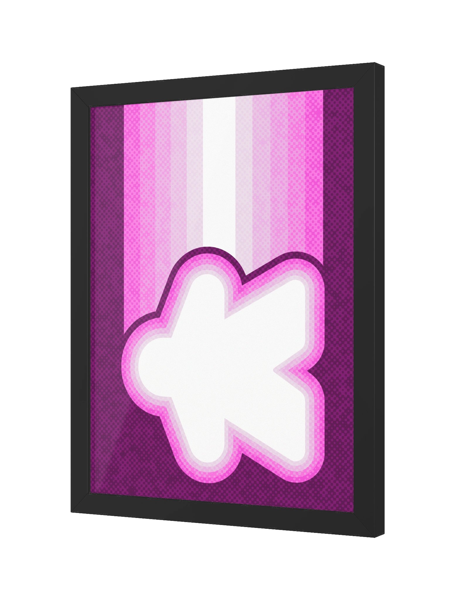 Purple Retro Racing Meeple Board Game Room Poster - FRAMED product image (6)