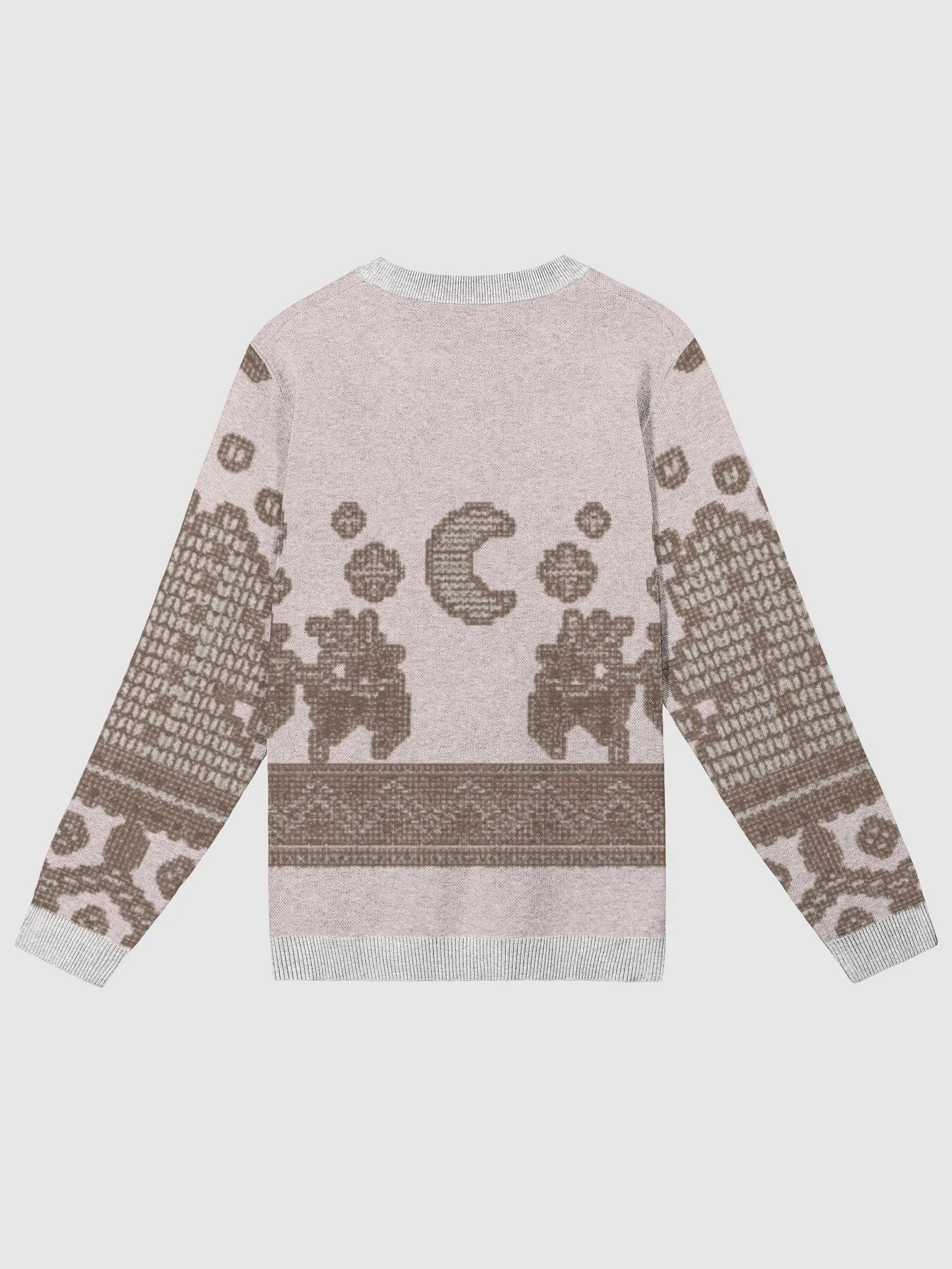 Celestial Pink Reindeer Knit Sweater product image (2)