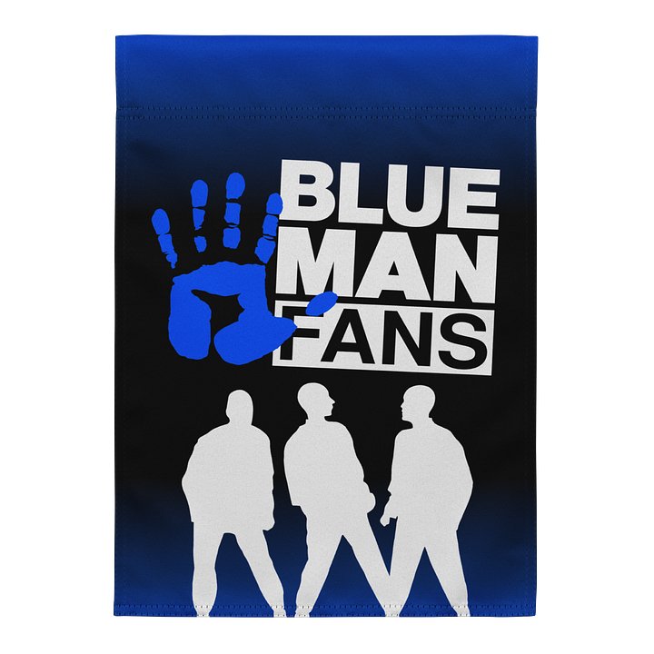 Blue Man Fans Yard Flag product image (1)