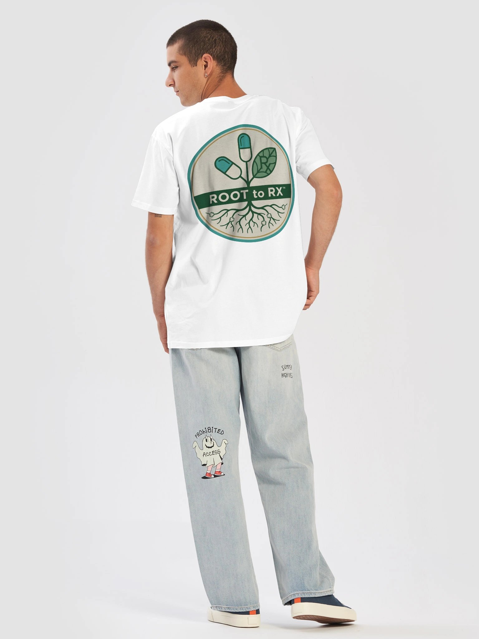 Root to Rx Logo Tee (White) product image (6)