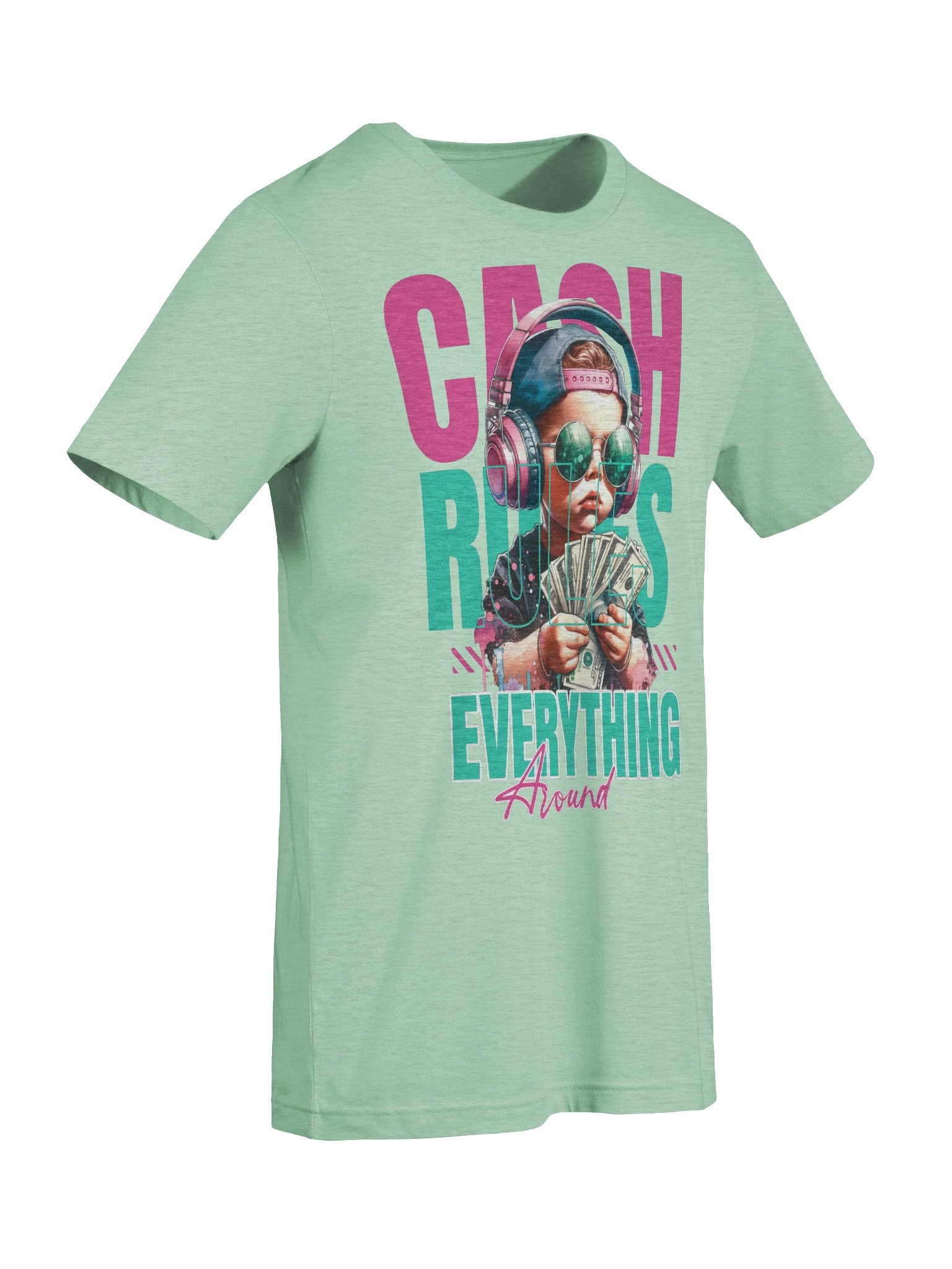 Cash Rules Quotes Graphic T-Shirt Streetwear Essential product image (74)