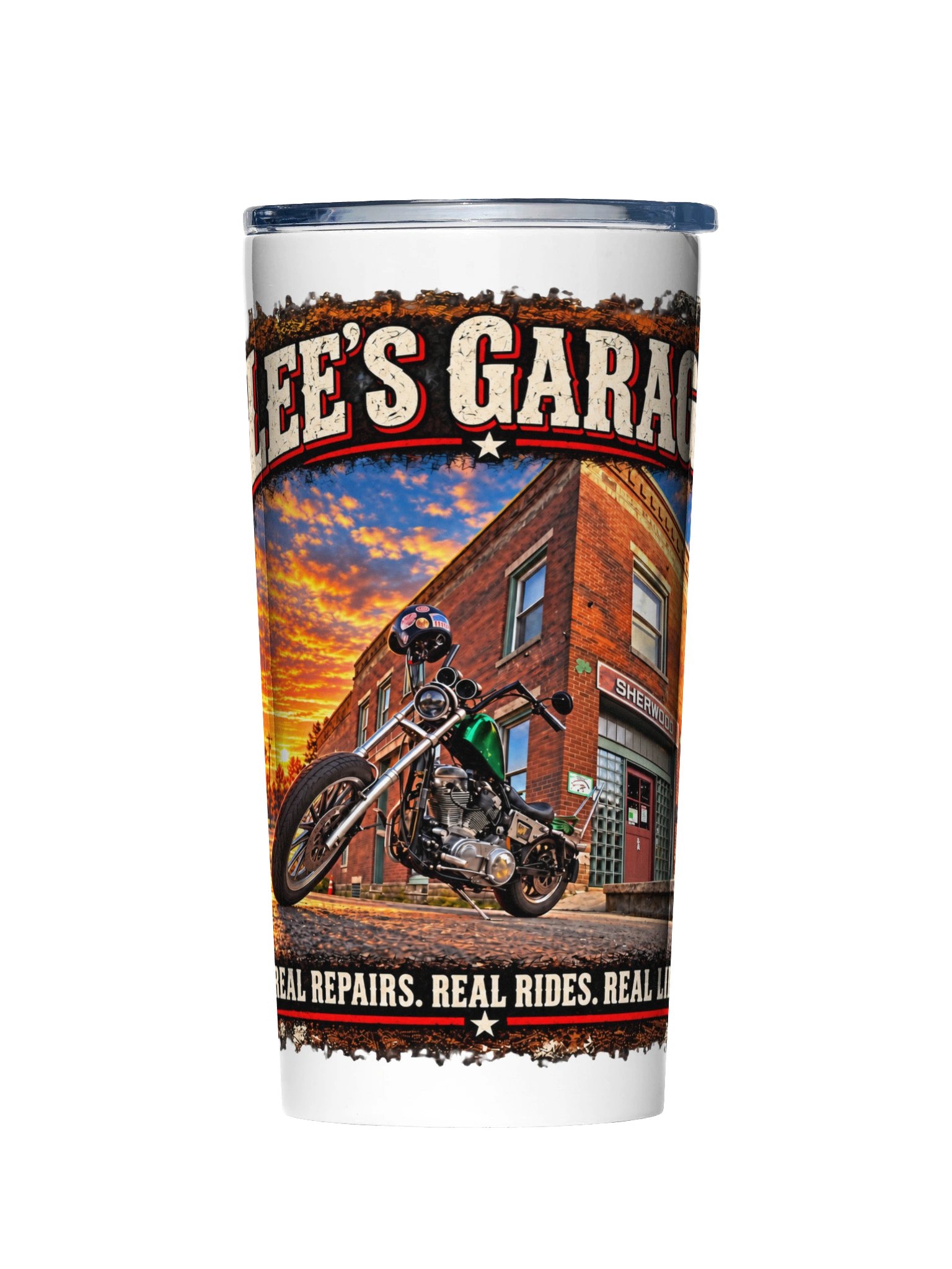 Lee’s Garage Chopper Tumbler product image (1)