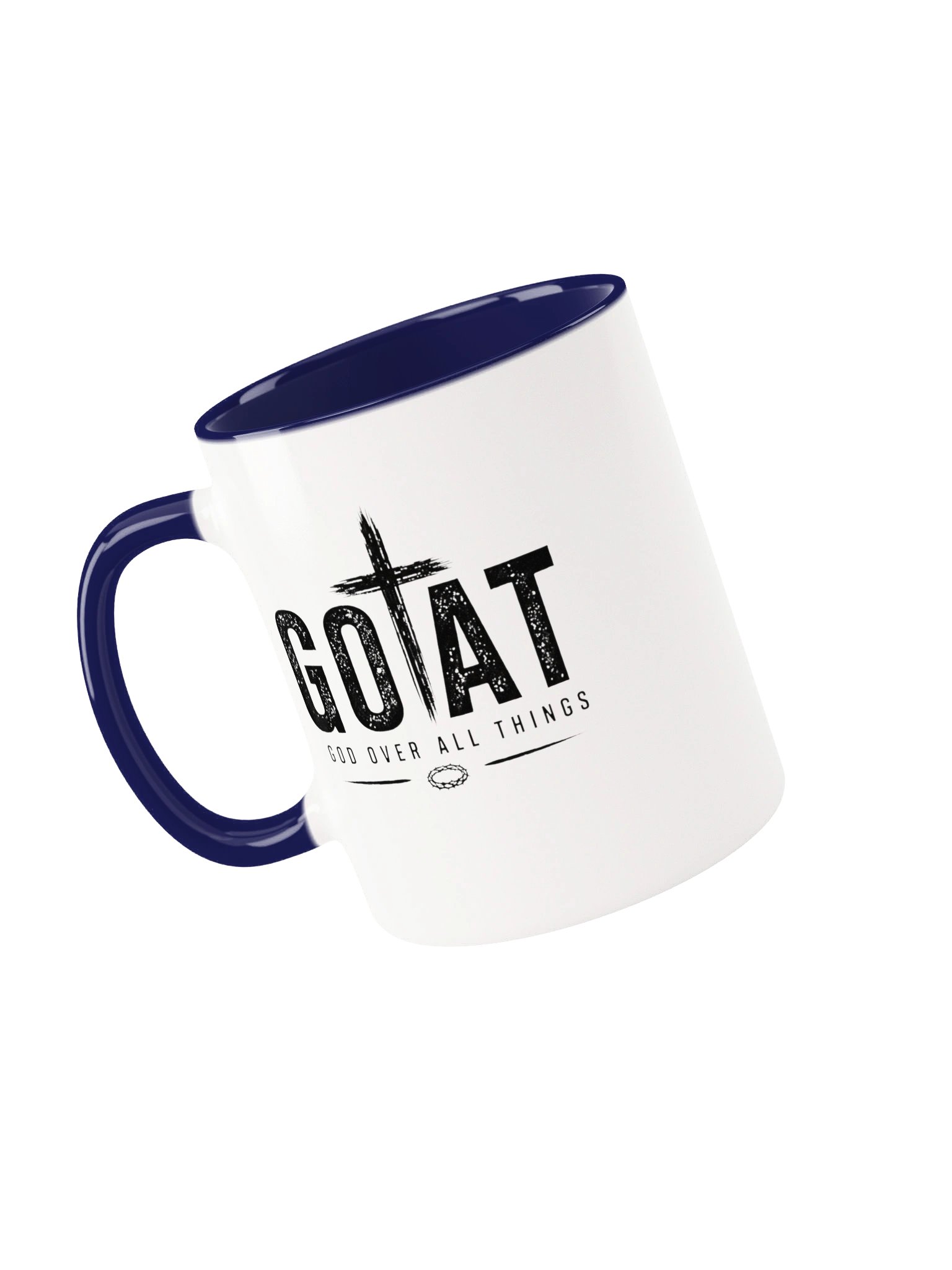 GOAT – God Over All Things Christian Coffee Mug – Faith-Based Inspirational Gift – Kingdom Life Co. product image (4)