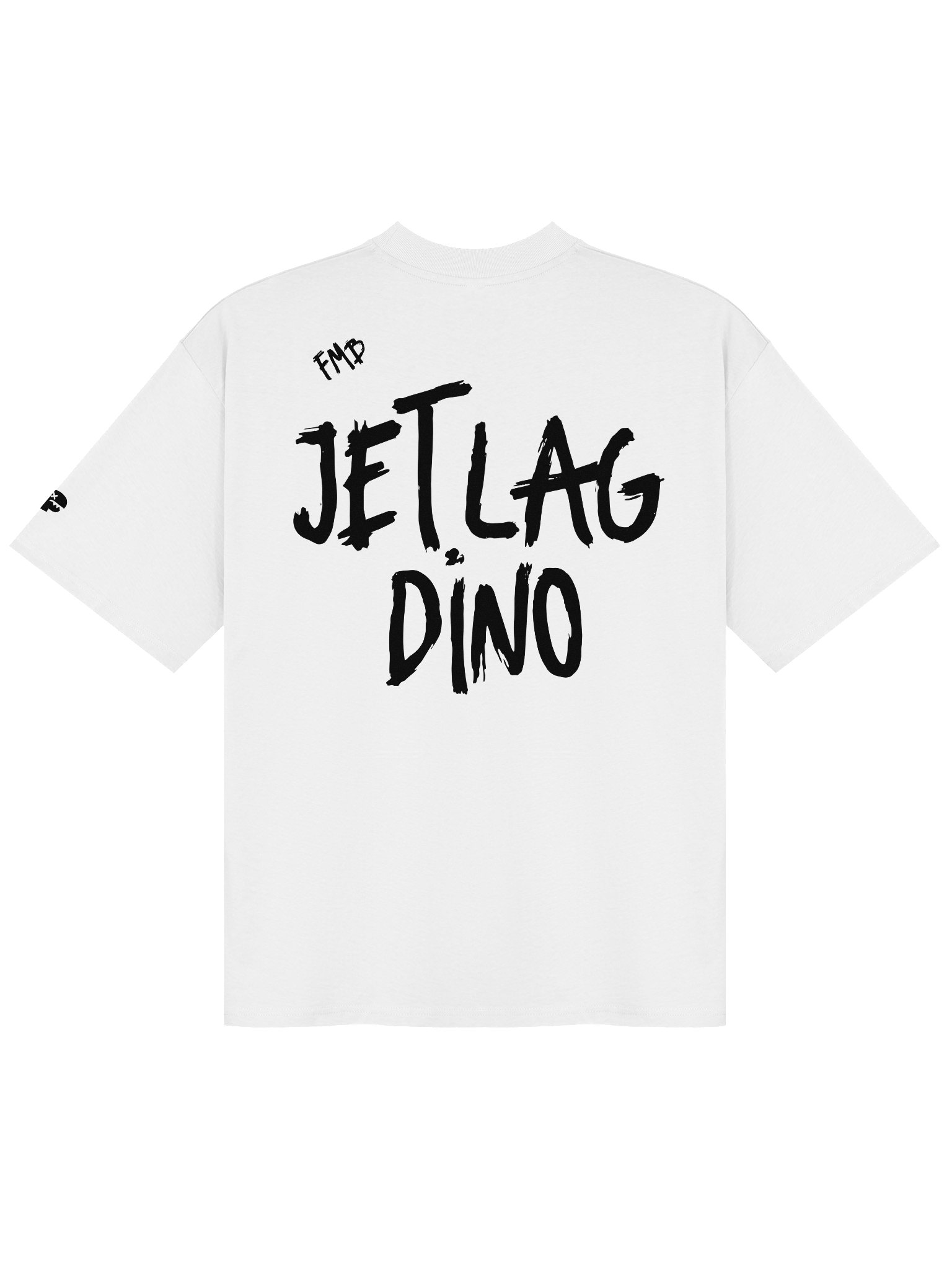 FMB ∣ JETLAG DINO Center X Oversized Tee white product image (2)