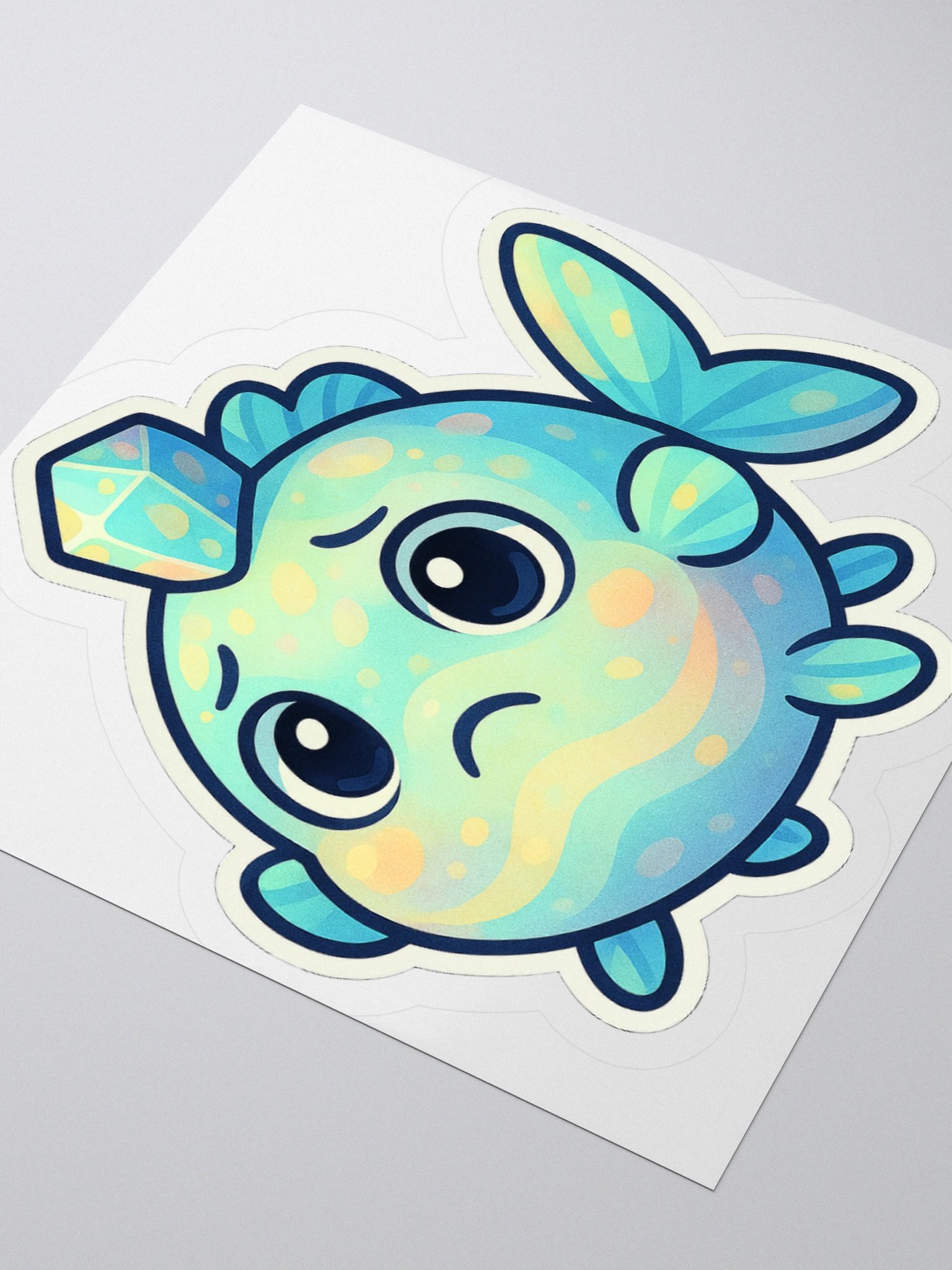 Opal (October) Fish Sticker product image (6)