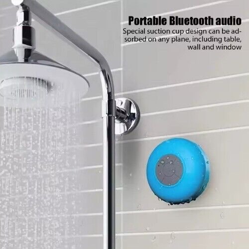 Mini Portable Waterproof Bluetooth Shower Speaker - Wireless Suction Cup Audio product image (8)
