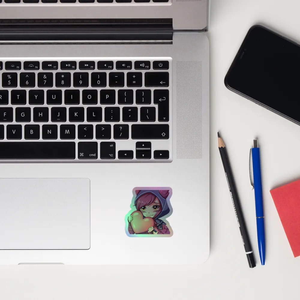 Xayah holo sticker product image (12)