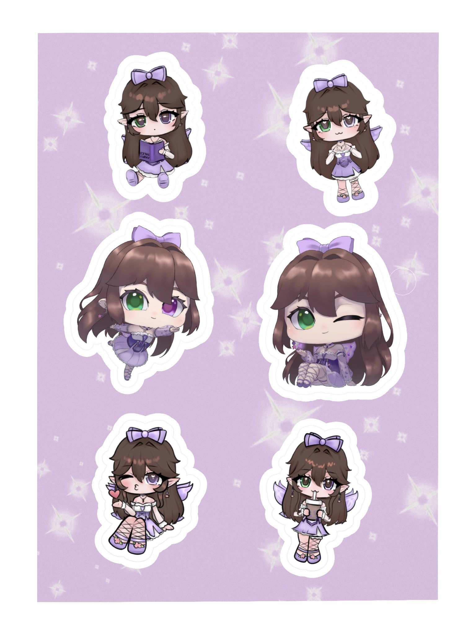 Celestial Chibi Sticker Pack (6) ✨🌙 product image (3)
