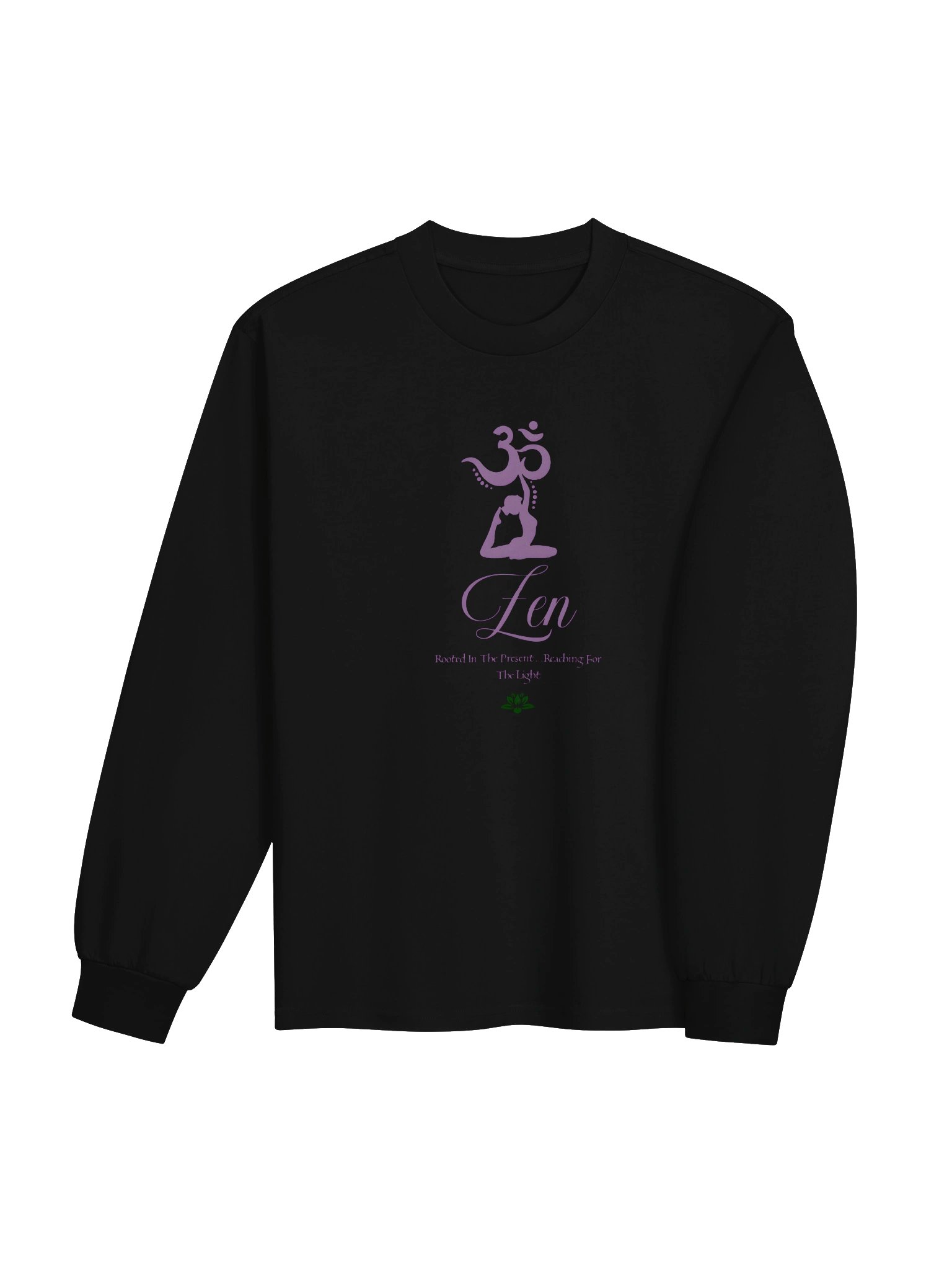 Zen Om Meditative Logo Long Sleeve Shirt product image (4)