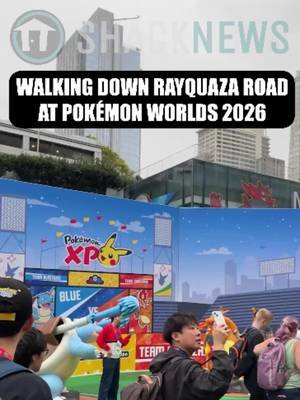 Walking down Rayquaza Road at #PokemonWorlds #PokemonXP #Pokemon #Gaming #Convention