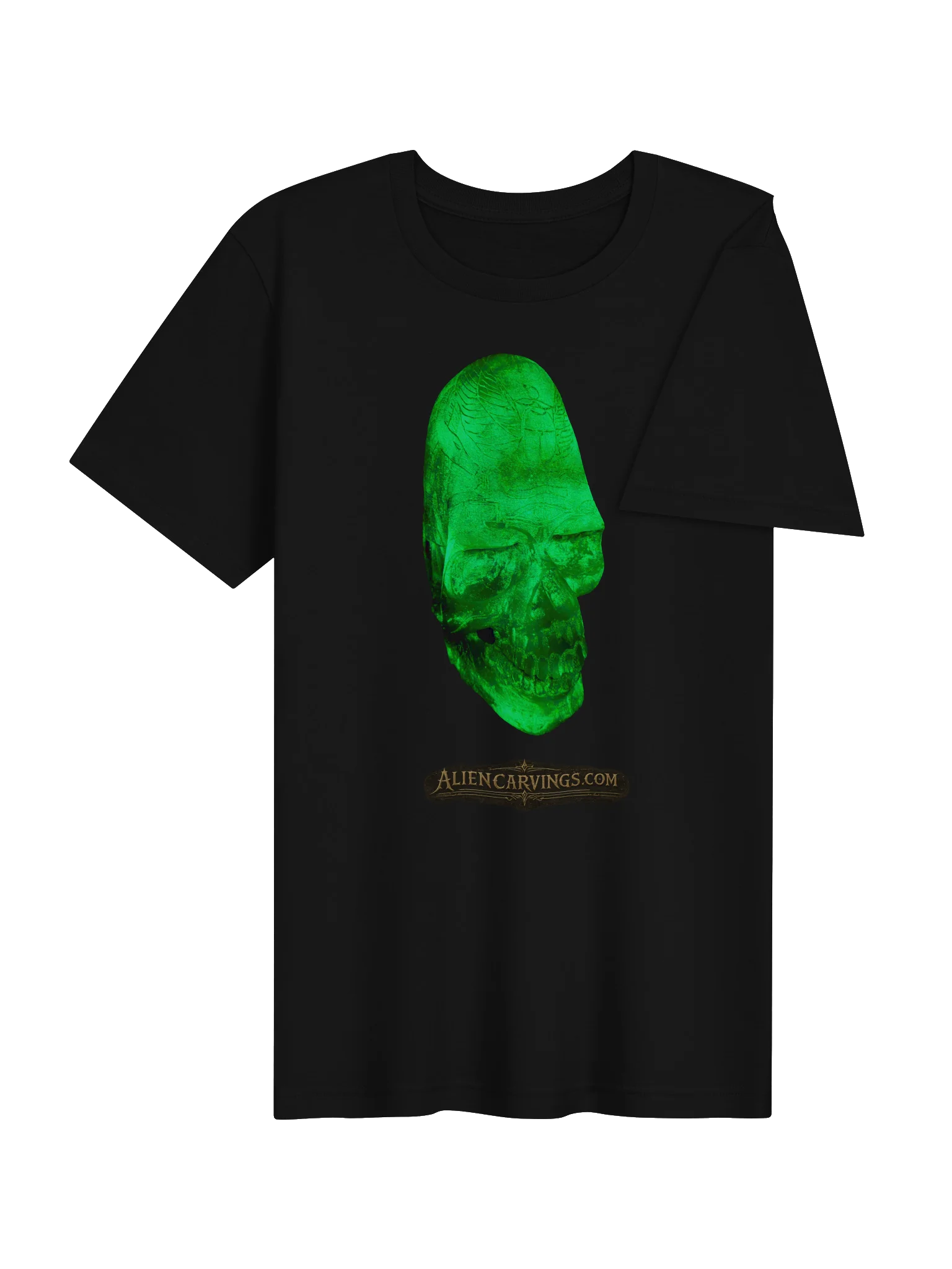 Aliencarvings.com UV Skull Lightweight T-Shirt product image (4)