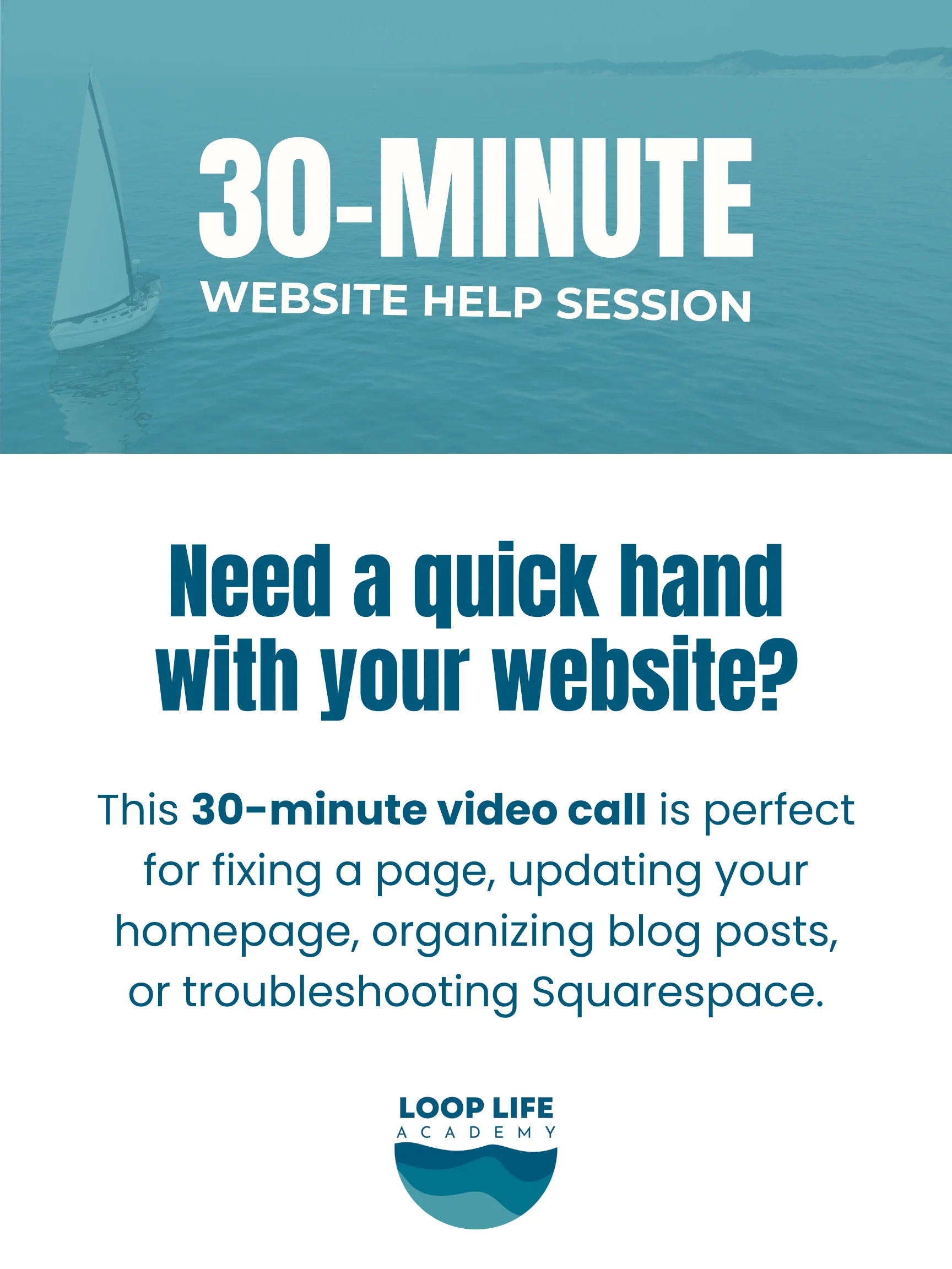 30-Minute Website Help Session product image (1)