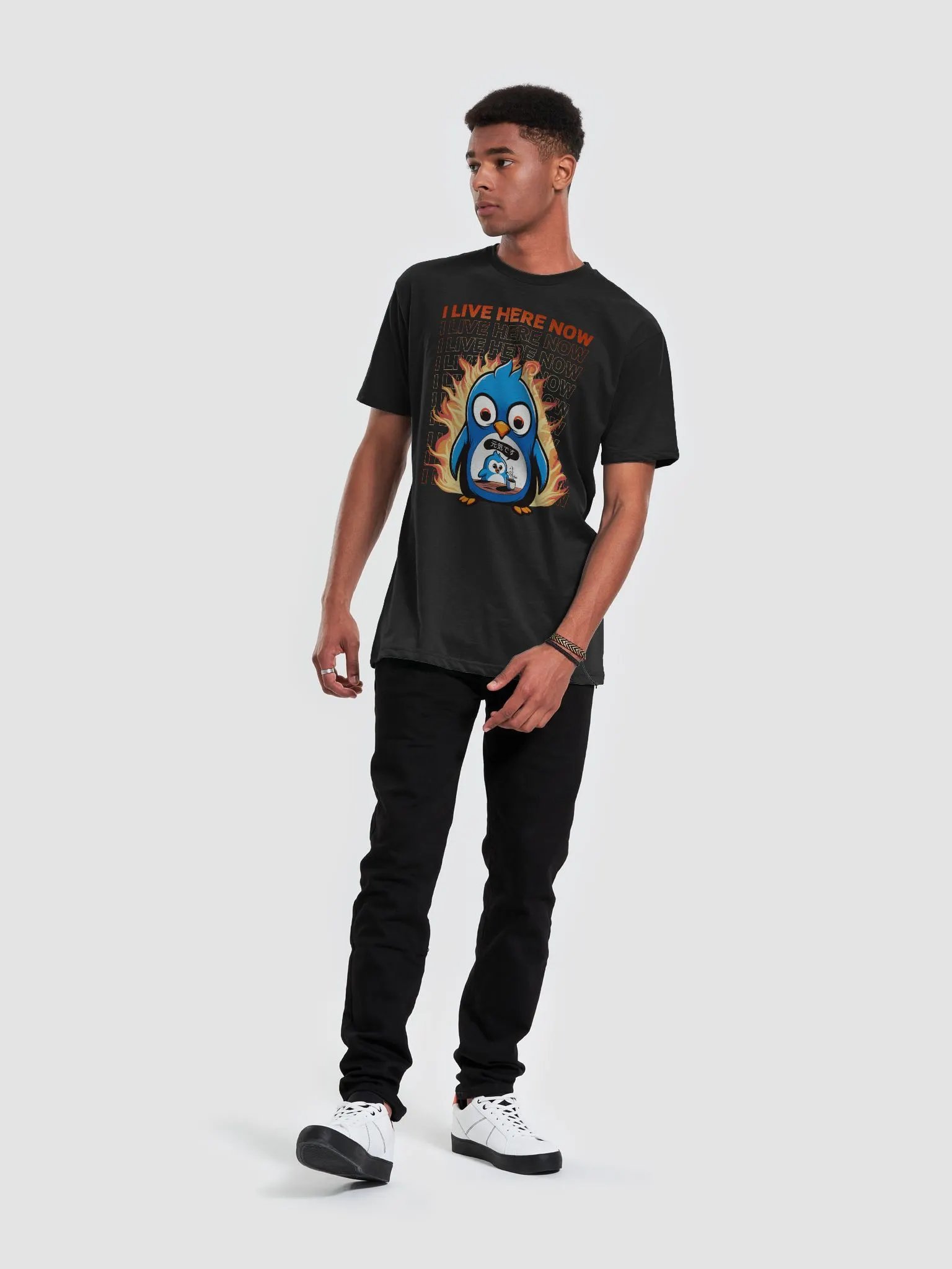 I LIVE HERE NOW - GENKI DESU - Supersoft T-Shirt product image (5)