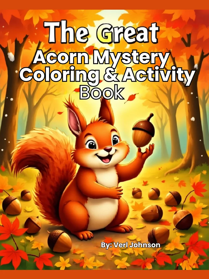 The Great Acorn Mystery Activity Book: Fall Coloring, Mazes, and Nature Fun for Kids Ages 2–5 product image (1)