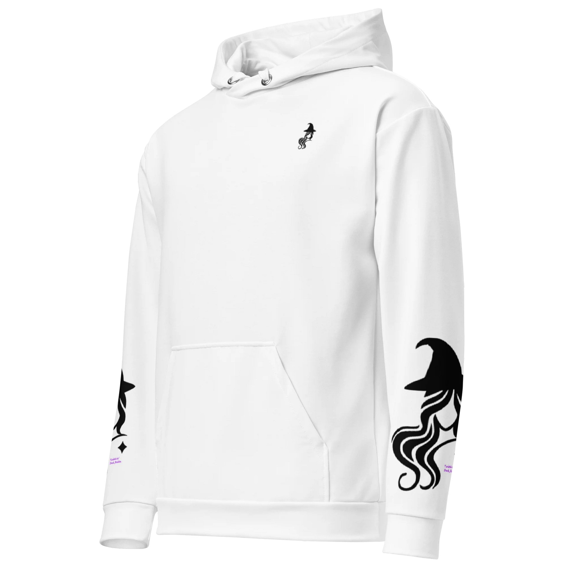 Grace Meets Grit — The White Tiger Bloom Hoodie product image (2)