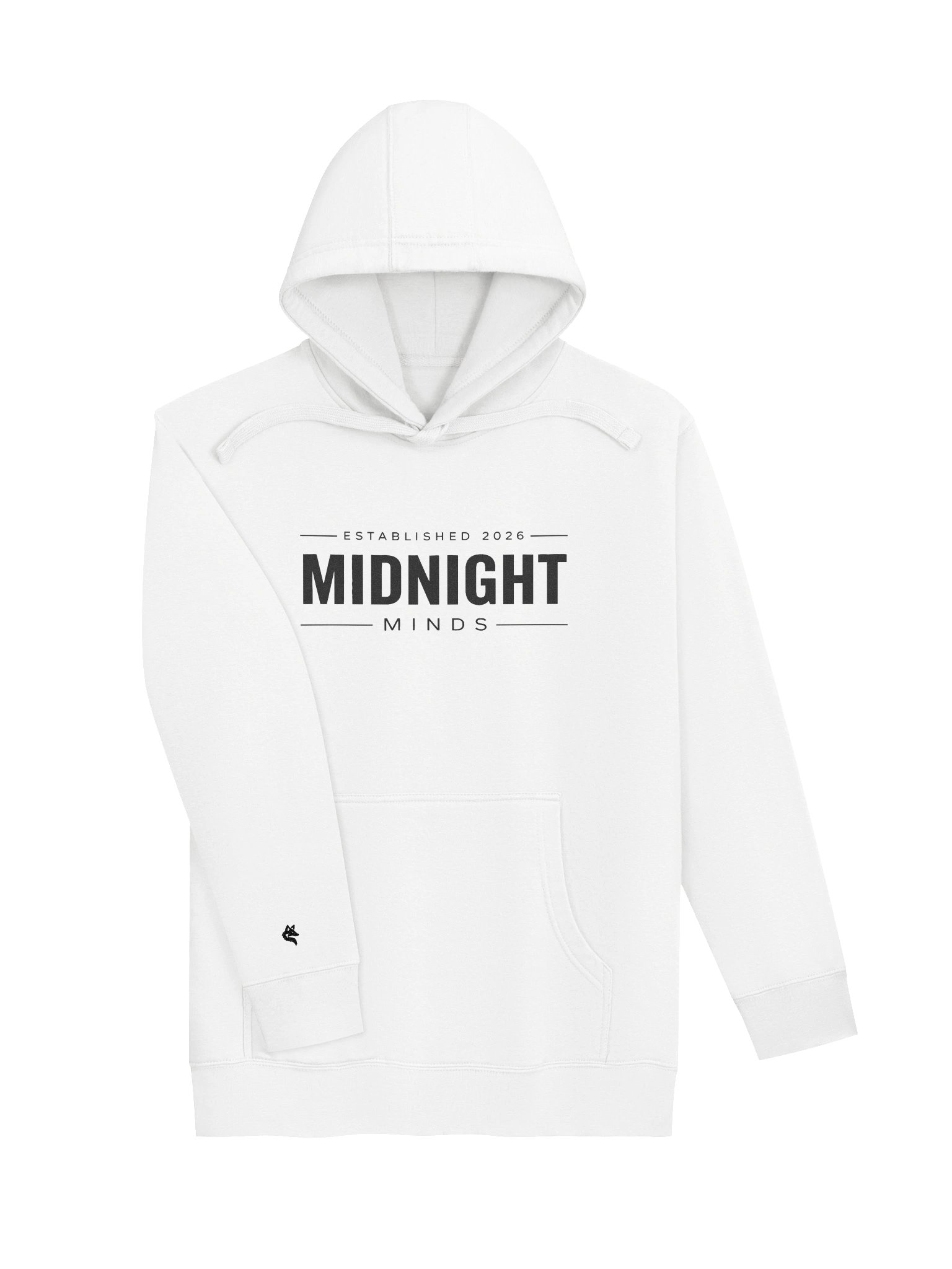 Midnight Minds // White Hoodie product image (3)