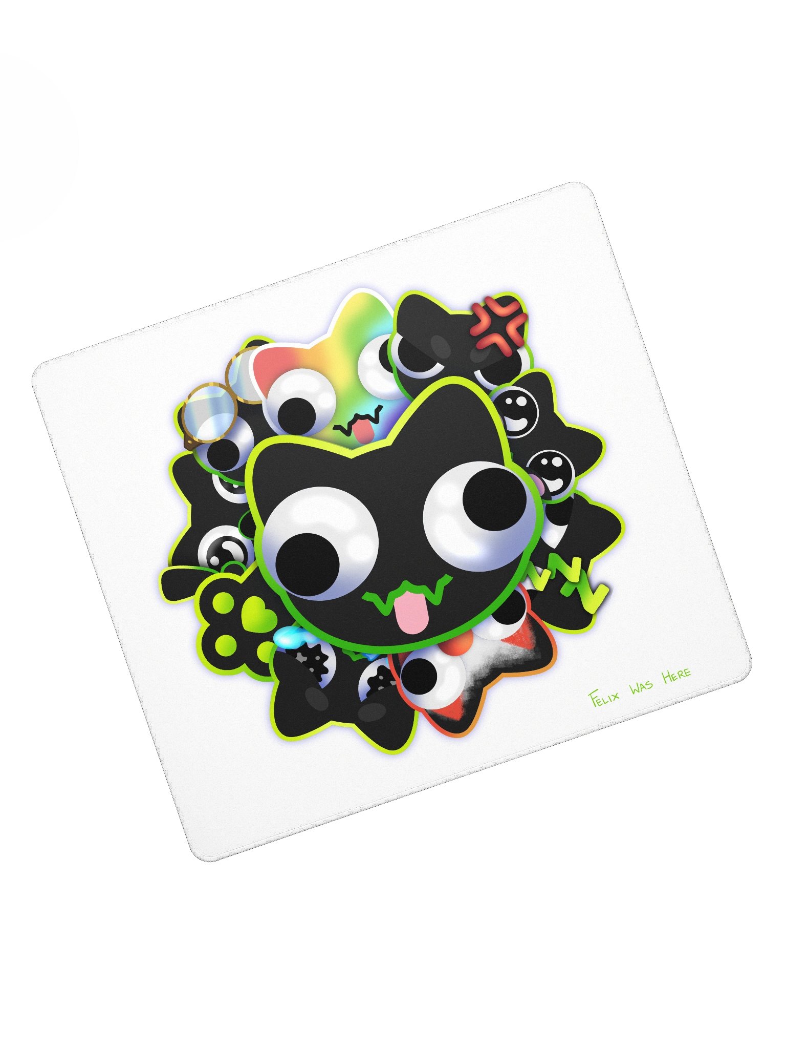Mousepad Large - DerpBurst on White product image (7)